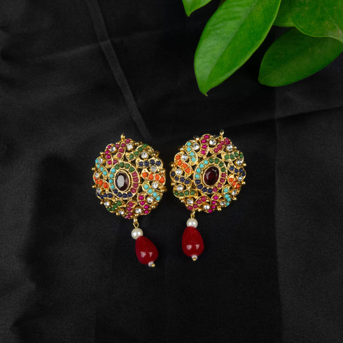 Red Choker Multi Set D228-2